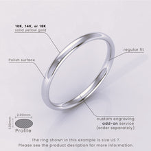 925 Sterling Silver Wedding Band – Polished Comfort Fit Classic Ring for Men & Women – Simple Plain Design