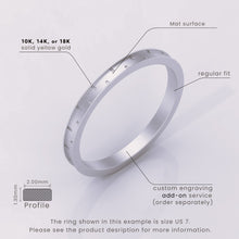 925 Sterling Silver Flat Milgrain Wedding Band | Comfort Fit 3mm Classic Ring for Men & Women | Custom Engraving Available