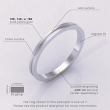 925 Sterling Silver 6mm Men's Wedding Band – Grooved Design, Silver Options in Yellow, White, or Rose – Unique Fancy Accents