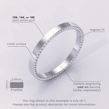 925 Sterling Silver Flat Wedding Band – Polished Comfort Fit Classic Ring for Men & Women – Simple Silver Wedding Ban