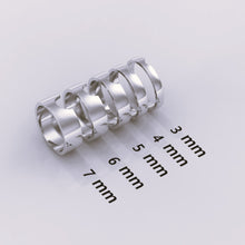 925 Sterling Silver U Shape Curved Wedding Band | Minimalist Thick Silver Ring | Stacking Matching Band & Notched Statement Ring