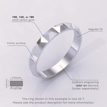 925 Sterling Silver Men's Wedding Band | 6mm Knife Edge Design, Classic Unique Lines, Durable & Timeless Ring