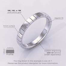 925 Sterling Silver Wedding Band, 6mm Brushed Shiny Beveled Flat Ring, Perfect for Him & Her