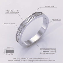 925 Sterling Silver Men's Celtic Wedding Band | 7mm Unique Silver Celtic Knot Ring for Him