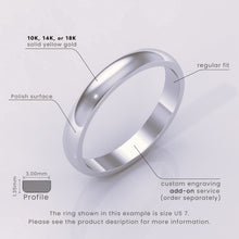 925 Sterling Silver Wedding Band – Polished Comfort Fit Classic Ring for Men & Women – Simple Domed Design