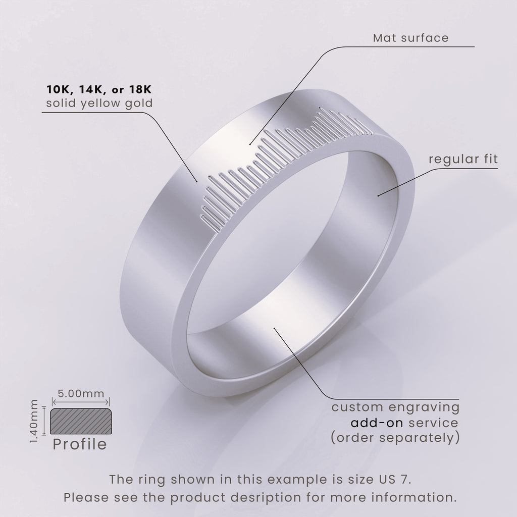925 Sterling Silver Mountain Climbers Wedding Band Set – Unique Adventure Rings, Couples Jewelry, Natural Design, Perfect Gift for Him & Her