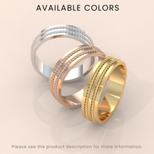 18k Gold Wedding Band for Men – Tungsten Carbide Ring, Durable Promise Band | Anniversary & Engagement Gift for Him