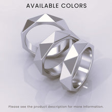 925 Sterling Silver Hammered Wedding Band – 3mm Classic Dome Ring for Men & Women – Simple Solid Silver Wedding Band