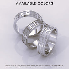 925 Sterling Silver Men's Celtic Wedding Band | 7mm Unique Silver Celtic Knot Ring for Him