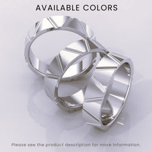 925 Sterling Silver Textured Wedding Band – Thin Fluted Stackable Ring – Dainty, Delicate & Unique Design, Perfect for Stacking