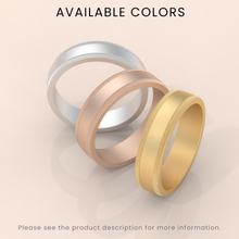 18K Yellow Gold Wedding Band - Ccv Milgrain Ring - Polished Comfort Fit Wedding Band for Men & Women - Classic Gold Band