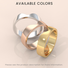 10k Cerys 4mm Gold Chevron Cigar Band – Unique Nesting Design, Cut-Out Wedding Band | Customizable Jewelry for Him & Her