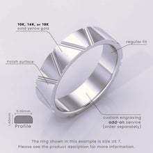 925 Sterling Silver Textured Wedding Band – Thin Fluted Stackable Ring – Dainty, Delicate & Unique Design, Perfect for Stacking