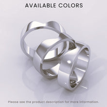925 Sterling Silver 4mm Chevron Cigar Band | Unique Nesting Ring & Wedding Band, Cut Out Design, Customizable Jewelry