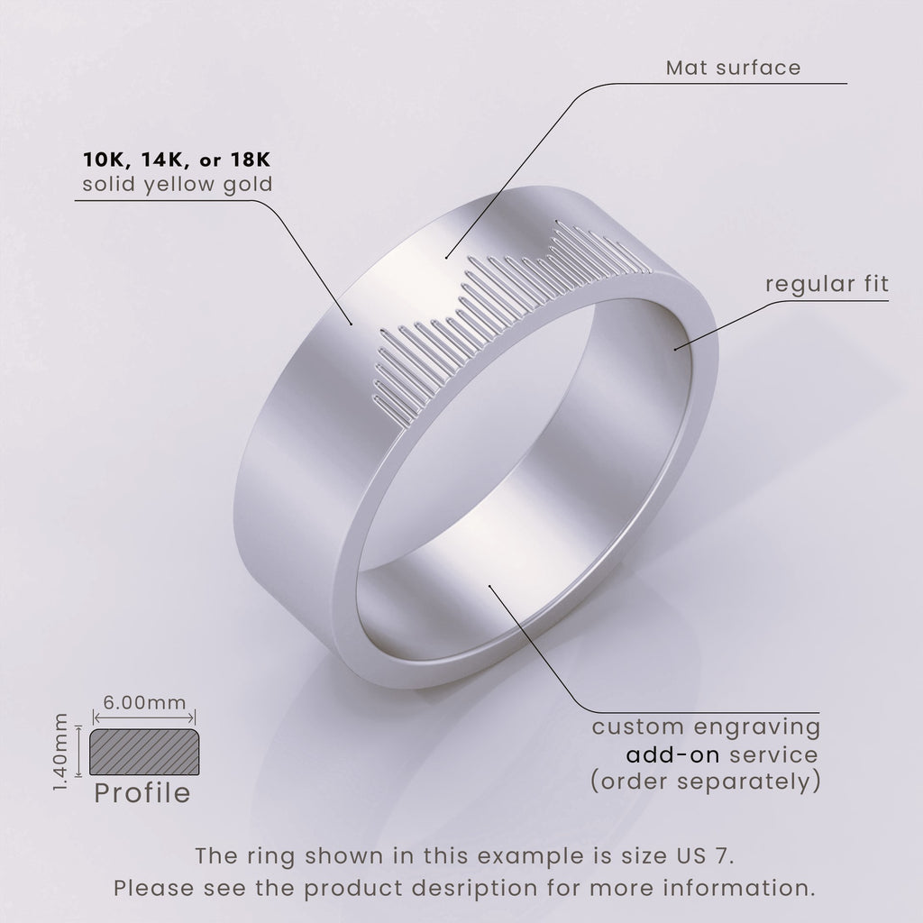 925 Sterling Silver Mountain Climbers Wedding Band Set – Unique Adventure Rings, Couples Jewelry, Natural Design, Perfect Gift for Him & Her