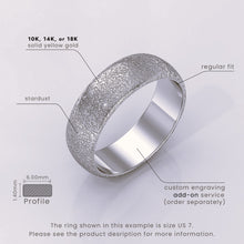 925 Sterling Silver 4mm Domed Wedding Band – Classic Ring for Men & Women – Ice-Matte Finish, Plain Simple Design