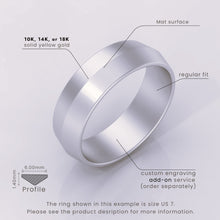 925 Sterling Silver Domed Men's Wedding Band, 6mm Comfort Fit, Shiny Polished, Sizes 4-15 Half Sizes Available