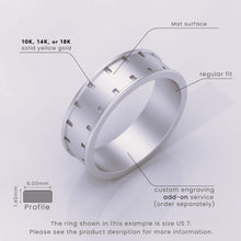 925 Sterling Silver Flat Milgrain Wedding Band | Comfort Fit 3mm Classic Ring for Men & Women | Custom Engraving Available