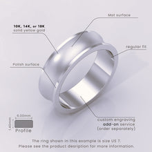 925 Sterling Silver Wedding Band – Beveled-Edge Matte Classic Ring for Men & Women – Simple Plain Wedding Band