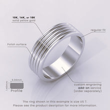 925 Sterling Silver Unique Wedding Ring for Men – 7.5mm Width, Stylish Crafted Design for Your Special Day