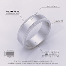 925 Sterling Silver Wedding Band – CCV Milgrain Ring – Polished Comfort Fit Wedding Band for Men & Women – Classic Silver Band