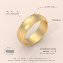 18k 2mm Yellow Gold Bevel Wedding Band – Matte Finish Ring with Beveled Edges for Men & Women | Solid Gold Design