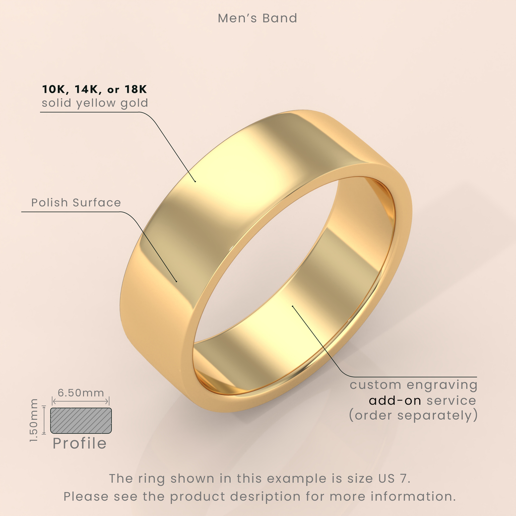 10k Gold Couple Rings Set – Classic Plain Band and Diamond Eternity Ring, Elegant Wedding Bands