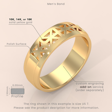 10k Gold Couple Wedding Bands – Unique Intricate Cutout Design with Diamond Accents for Him & Her