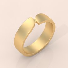 10k Gold Couple Ring Set – Matching Split Band Design with Diamonds, Engagement or Wedding Rings