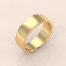 18k Gold Couple Rings Set – Classic Plain Band and Diamond Eternity Ring, Elegant Wedding Bands (Copy) (Copy)