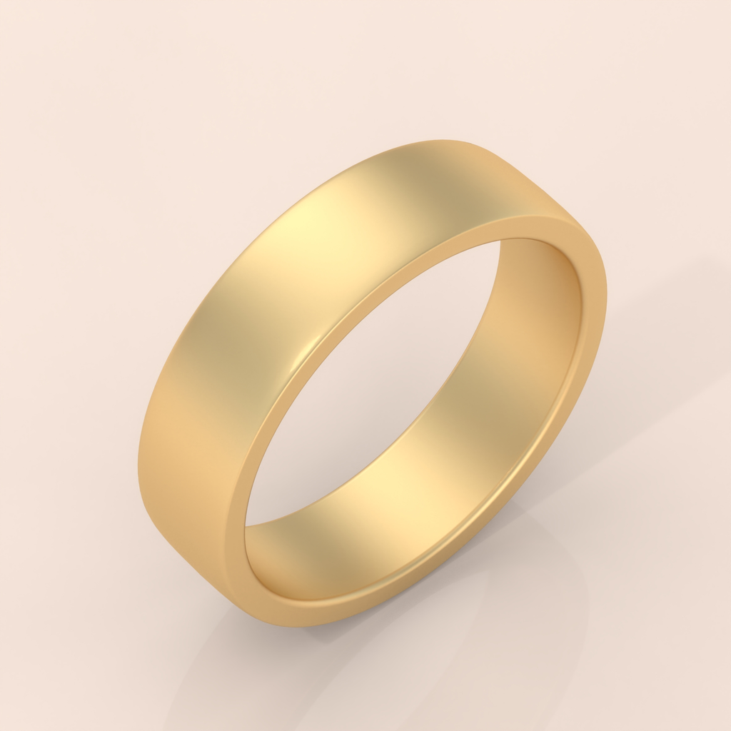 10k Gold Couple Rings Set – Minimalist Matte Finish Wedding Bands with Diamond Accent for Him & Her