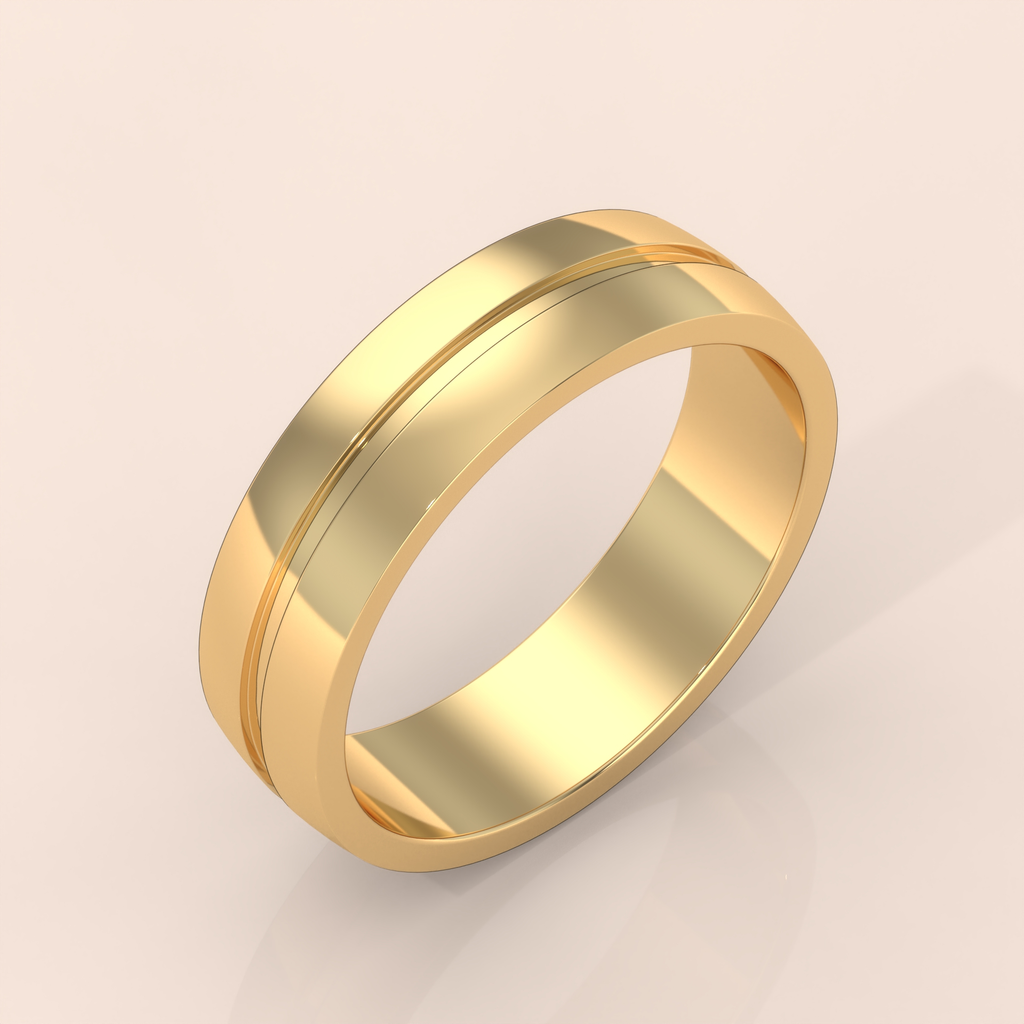 10k Gold Couple Wedding Bands – His & Hers Rings with Star Diamond Detail, Perfect Anniversary or Engagement Gift