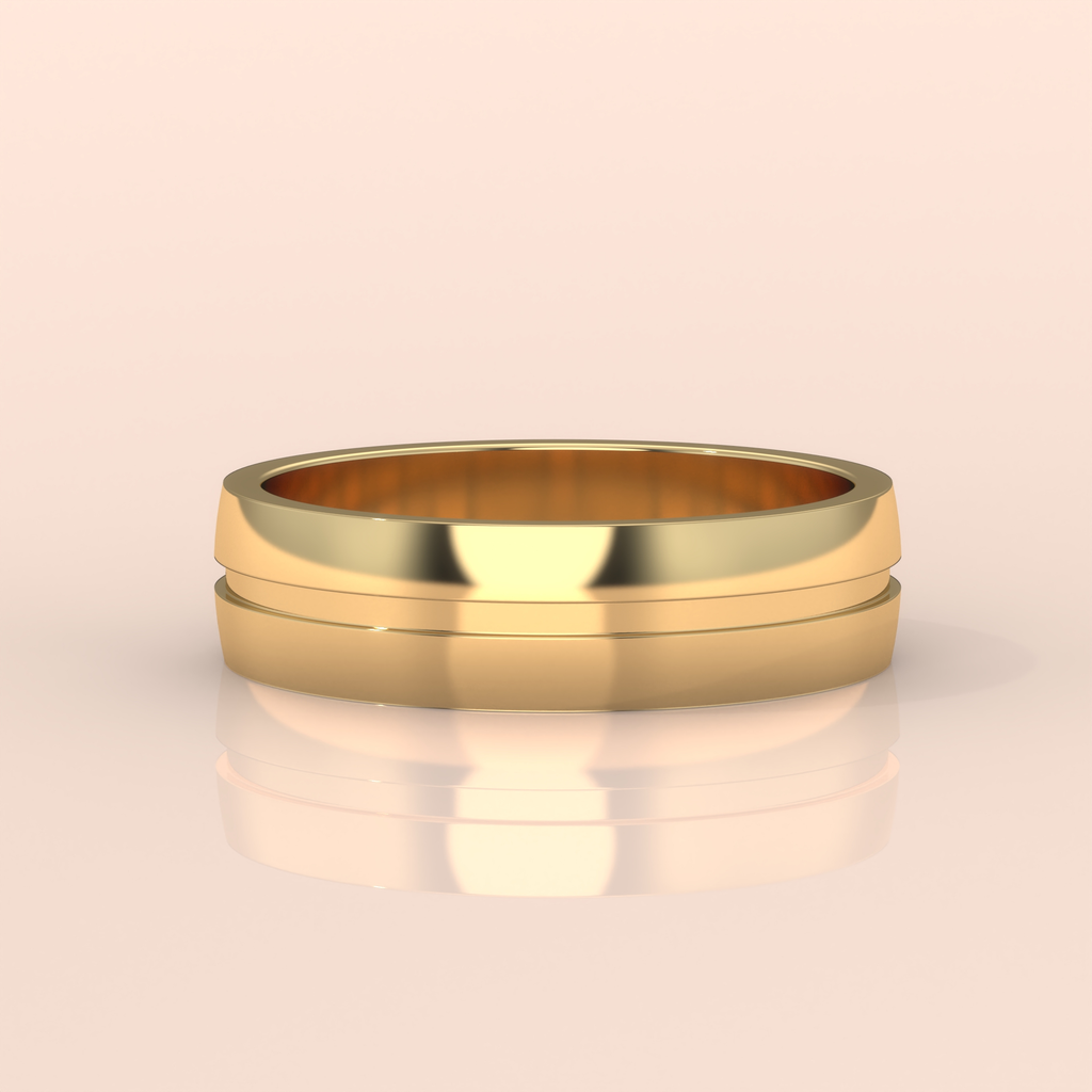 10k Gold Couple Wedding Bands – His & Hers Rings with Star Diamond Detail, Perfect Anniversary or Engagement Gift