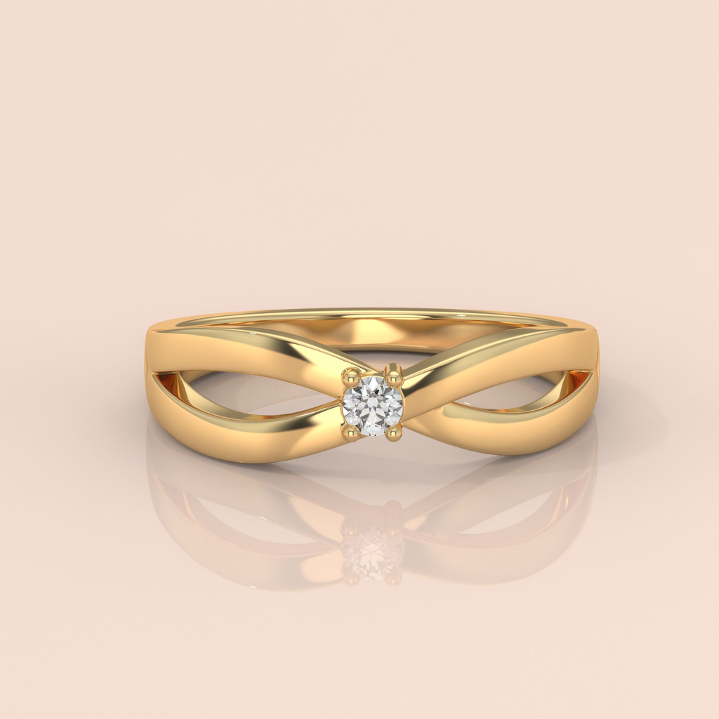 10k Gold Couple Wedding Bands – His and Hers Matching Diamond Accent Rings, Perfect for Engagement or Promise