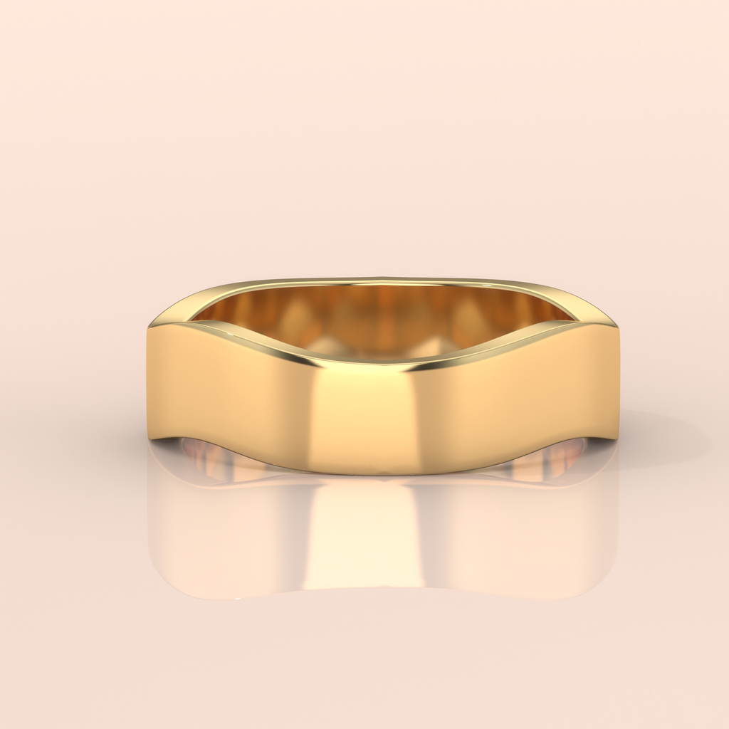 10k Gold Couple Rings Set – Elegant Triple Diamond Bands, Unique Matching Wedding or Engagement Rings