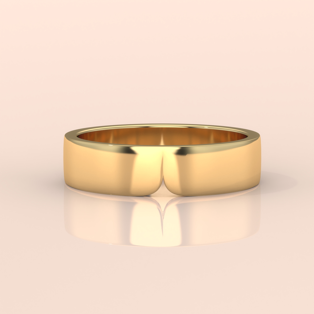 10k Gold Couple Rings Set – Matching His and Hers Wedding Bands with Diamond Accents, Heart Split Design