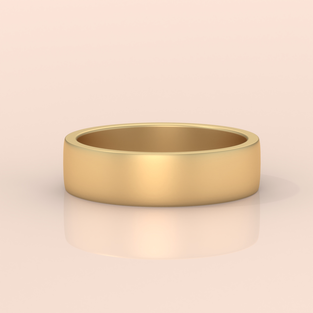10k Gold Couple Rings Set – Minimalist Matte Finish Wedding Bands with Diamond Accent for Him & Her