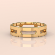 18k Gold Couple Rings – His and Hers Geometric Matching Wedding Bands with Diamond Accents, Unique Anniversary Gift (Copy) (Copy)