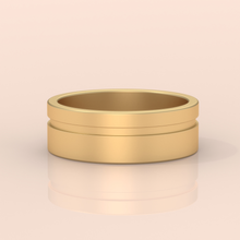 10k Gold Couple Bands – Elegant Matching Wedding Rings with Diamond Accent, Ideal for Anniversary or Promise