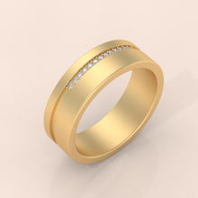 18k Gold Couple Bands – Elegant Matching Wedding Rings with Diamond Accent, Ideal for Anniversary or Promise (Copy) (Copy)