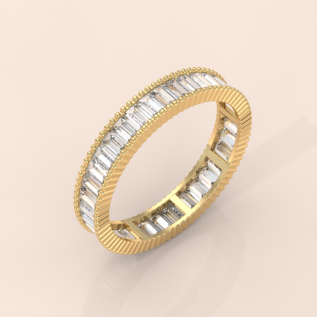 10k Gold Couple Wedding Bands – Matching Rings with Diamond Details, Perfect Promise or Anniversary Gift for Couples