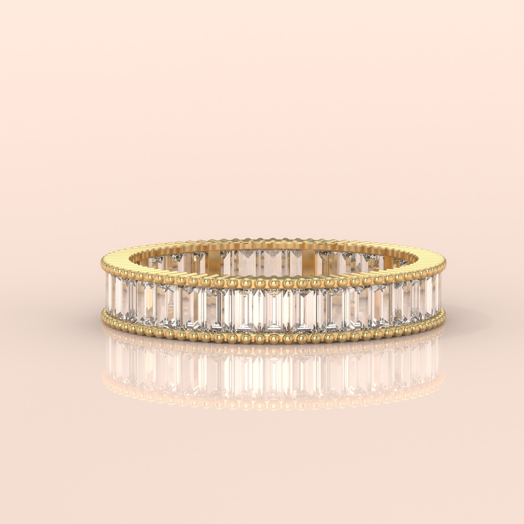 10k Gold Couple Wedding Bands – Matching Rings with Diamond Details, Perfect Promise or Anniversary Gift for Couples